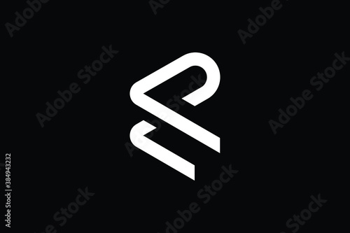 EP letter logo design on luxury background. PE monogram initials letter logo concept. EP icon design. PE elegant and Professional letter icon design on black background. E P PE EP