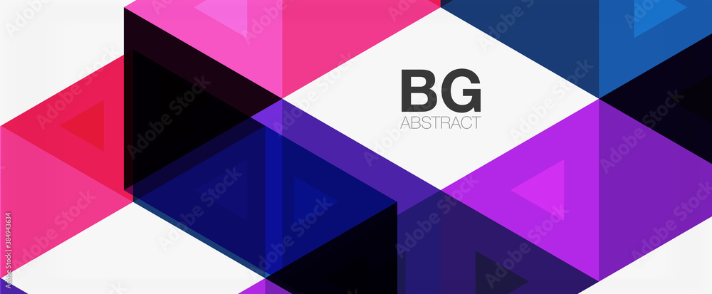 Mosaic triangle pattern abstract background for cover, banner, flyer and poster and other template Mosaic triangle pattern abstract background for cover, banner, flyer and poster and other template