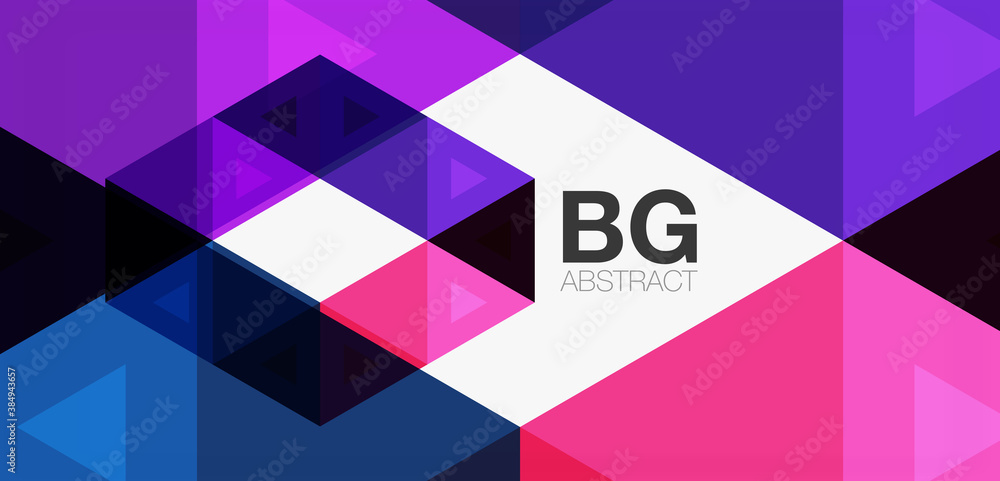 Mosaic triangle pattern abstract background for cover, banner, flyer and poster and other template Mosaic triangle pattern abstract background for cover, banner, flyer and poster and other template