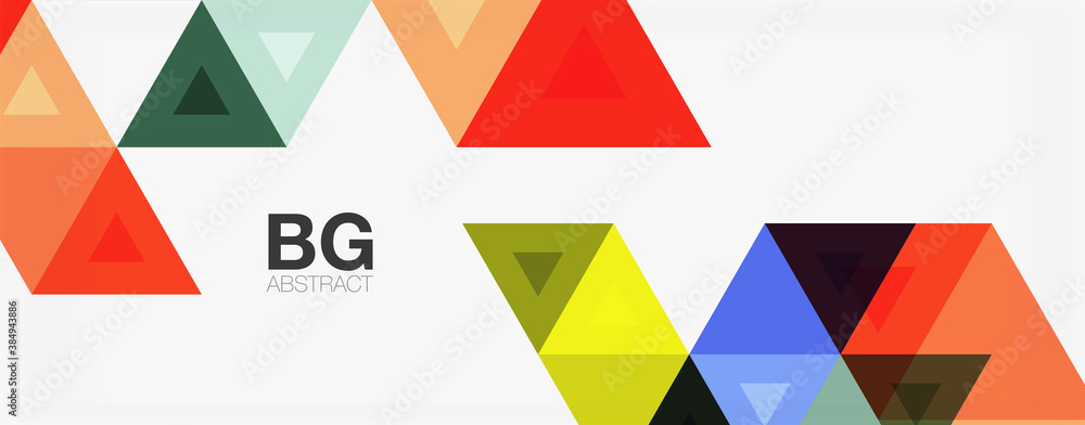 Mosaic triangle pattern abstract background for cover, banner, flyer and poster and other template Mosaic triangle pattern abstract background for cover, banner, flyer and poster and other template