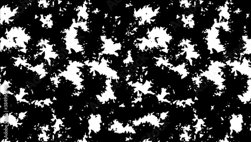 A black and white sharp abstract pattern background