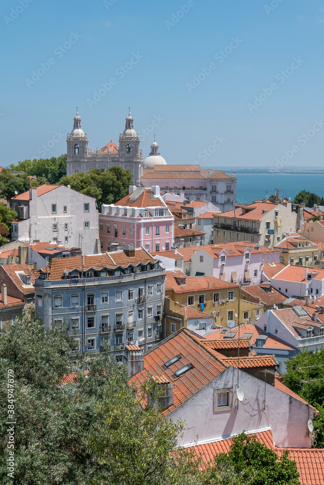 discovery of the city of Lisbon in Portugal. Romantic weekend in Europe.