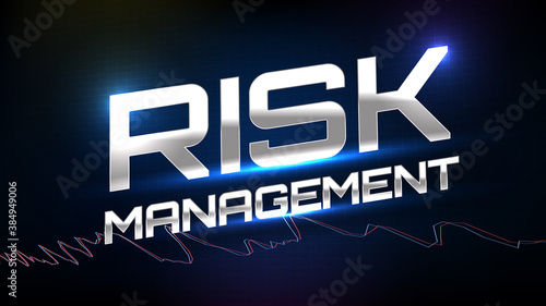 abstract background of risk management stock market with macd rsi strategy