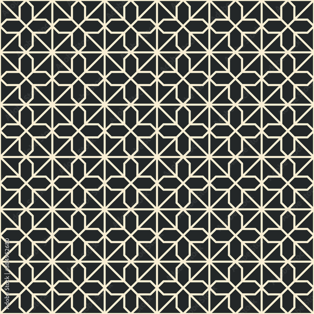 Fototapeta premium Art deco seamless pattern background.