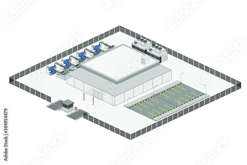 Internet Data Ceneter is a place for cloud and storage services to do digital services.