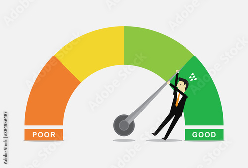 Pull the gauge needle to good