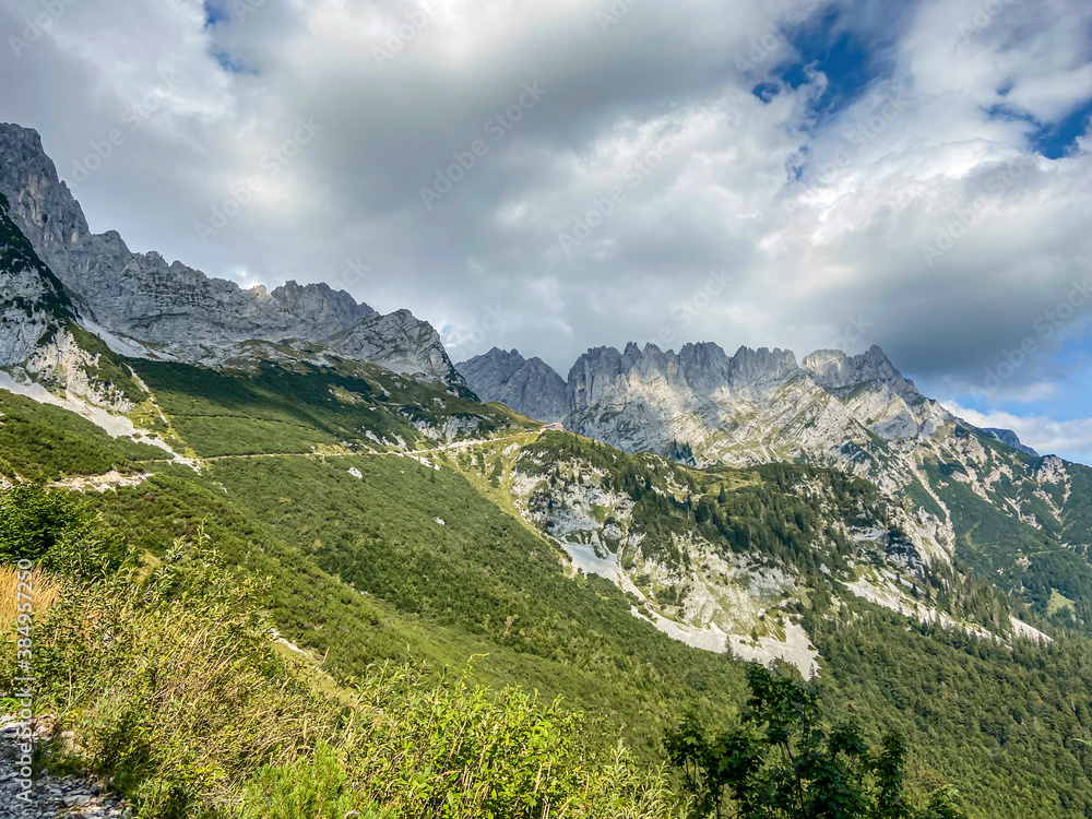 kaiser mountains in the alps, austria kaiser mountains in the alps, austria