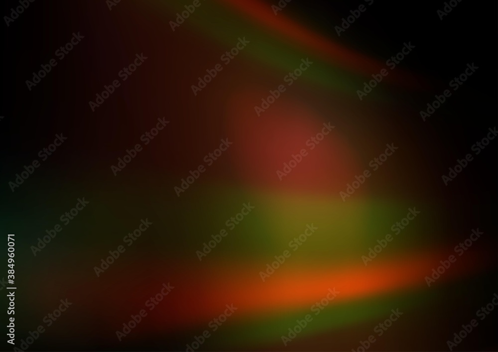 Dark Orange vector blurred shine abstract template. Dark Orange vector blurred shine abstract template.