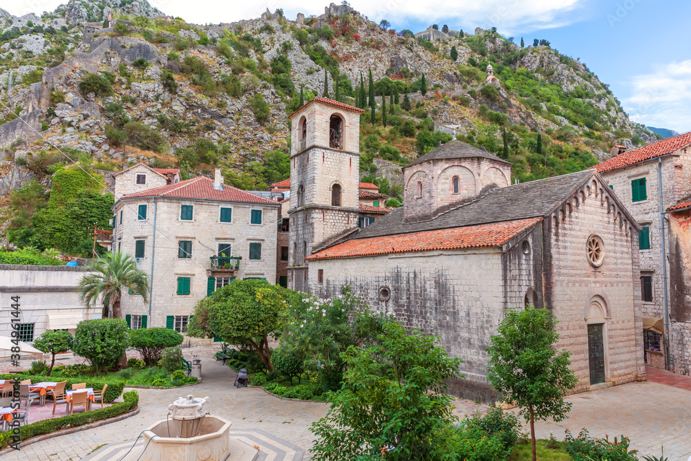Church of St. Mary Collegiate in Kotor, Montenegro