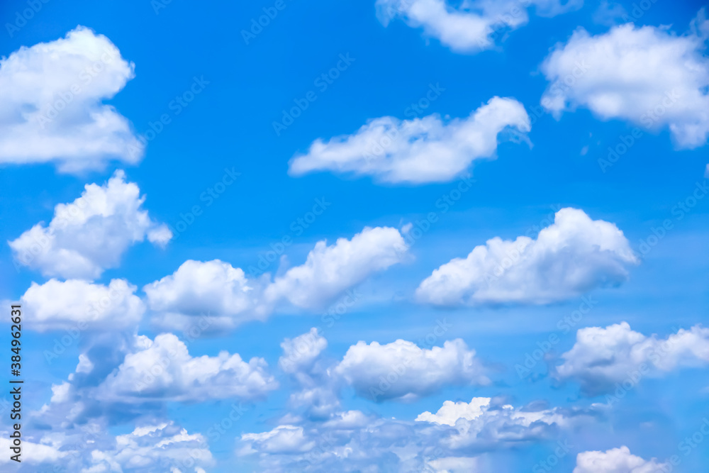 White cloud group natural bright blue sky outdoor summer background White cloud group natural bright blue sky outdoor summer background