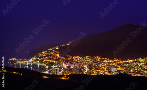 Budva Montenegro at sunset