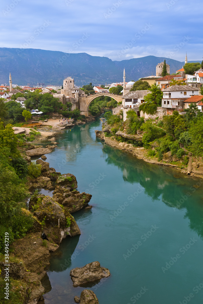 Cityscape of Mostar - Bosnia and Herzegovina