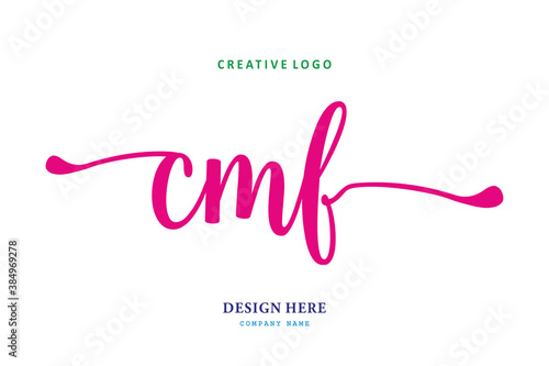 simple CMF letter arrangement logo is easy to understand, simple and authoritative