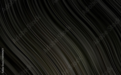 Dark Black vector template with abstract lines.