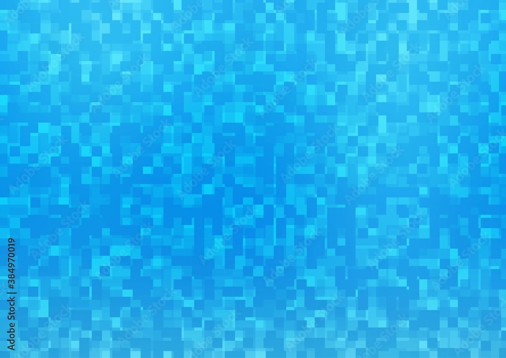 Light BLUE vector pattern in square style. Light BLUE vector pattern in square style.