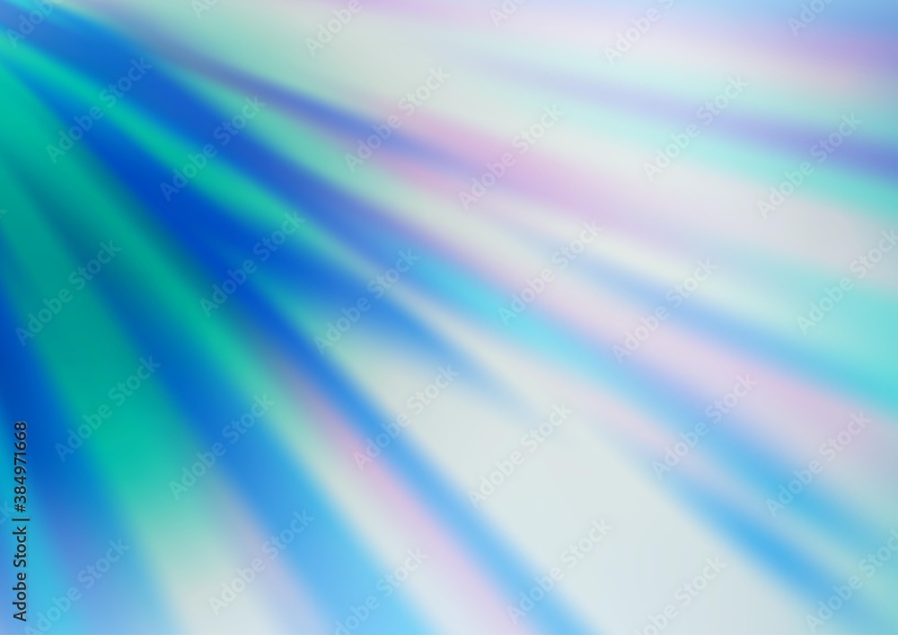 Light BLUE vector blurred bright pattern. Light BLUE vector blurred bright pattern.
