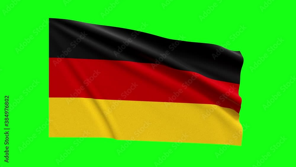 Flag Animation Germany - Highly Detailed and Realisitic 15 Seconds Loop with Key and Fill in 4K 60Fps - German Flag Animation in Original Ratio Flag Animation Germany - Highly Detailed and Realisitic 15 Seconds Loop with Key and Fill in 4K 60Fps - German Flag Animation in Original Ratio