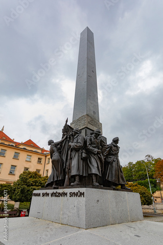 Prague to his victorious sons, monument to soldiers of the first world war