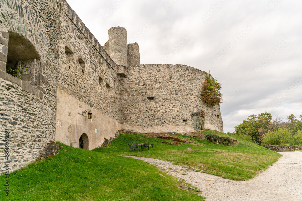 old castle in the village