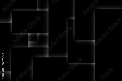 Black and white shadow Squeres Design Background 
