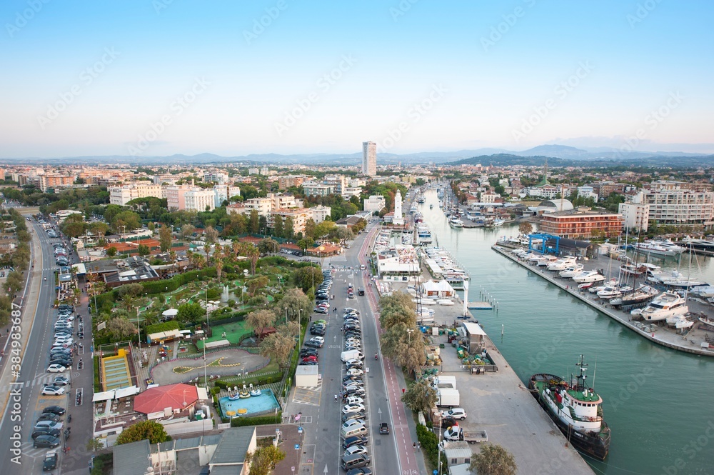 view of the city of Rimini