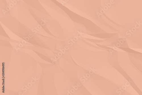 crumpled brown paper background close up