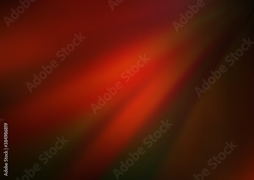 Dark Orange vector blur pattern. © Dmitry