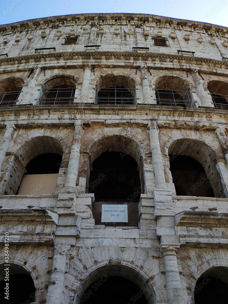 Сolosseum Amphitheatrum Flavium Rome Italy