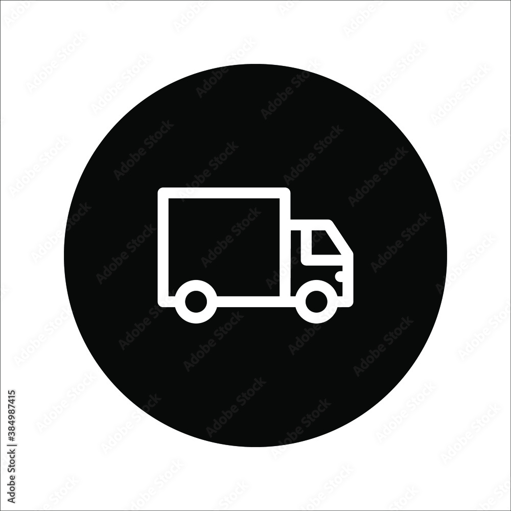fast delivery truck icon, express delivery, quick move, line symbol on white background fast delivery truck icon, express delivery, quick move, line symbol on white background