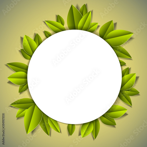 Green fresh leaves beautifu...