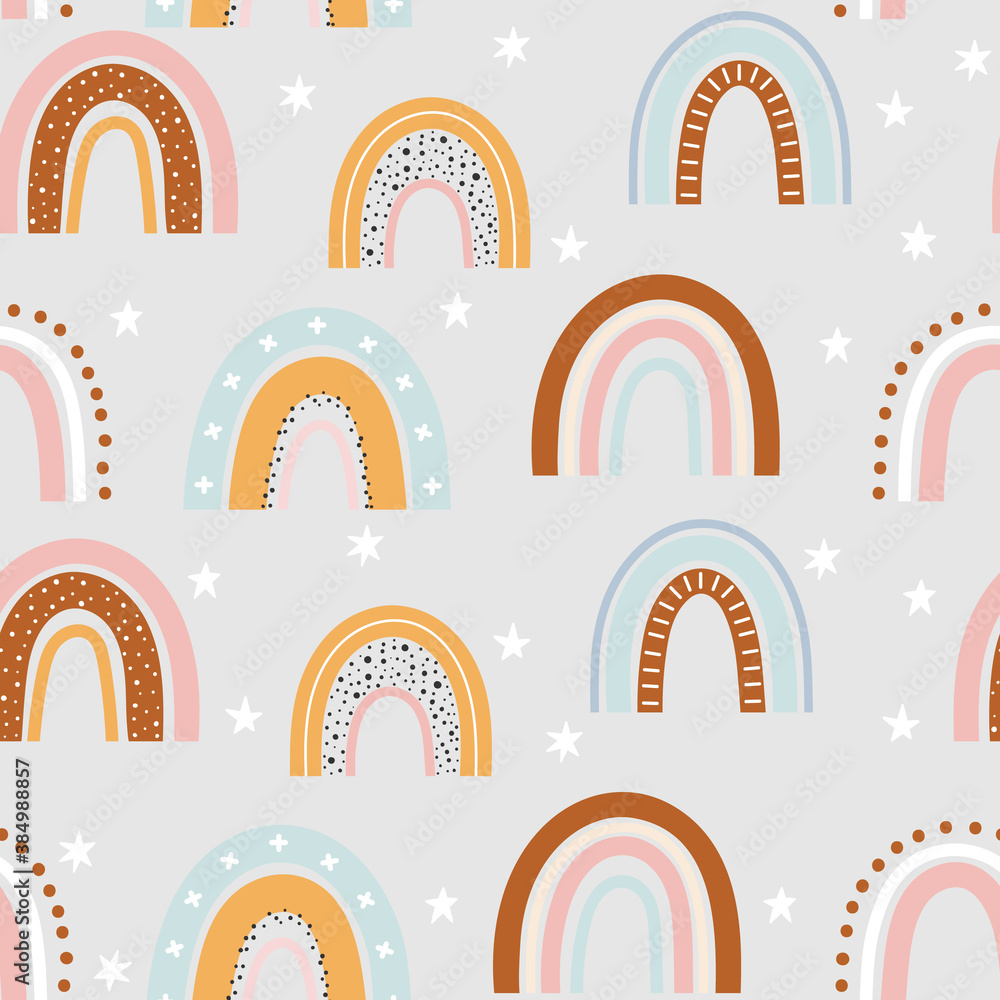 Cute rainbow seamless pattern Cute rainbow seamless pattern