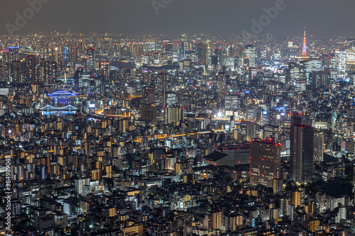 東京スカイツリー展望台から見た東京の夜景
