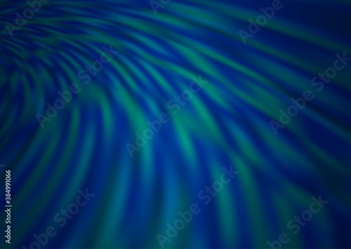 Dark BLUE vector blurred background.