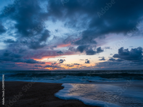 Les Landes Capbreton Sunset on the beach 