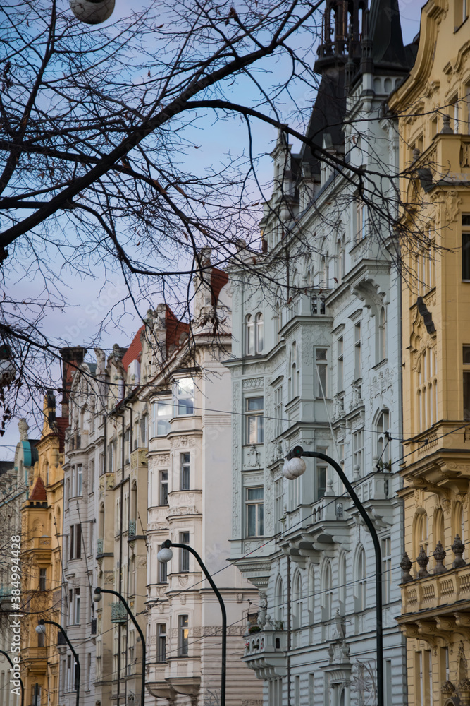 Fototapeta premium Prague facades