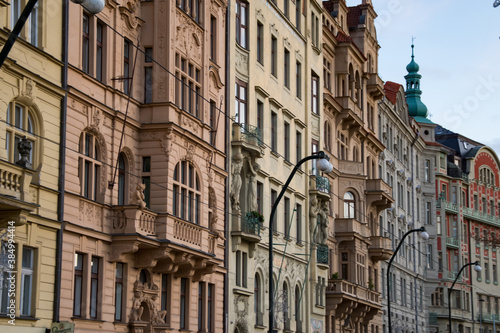 Prague facades and bell tower © Felix
