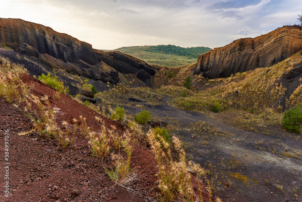 Caldera of an extinct volcano Caldera of an extinct volcano