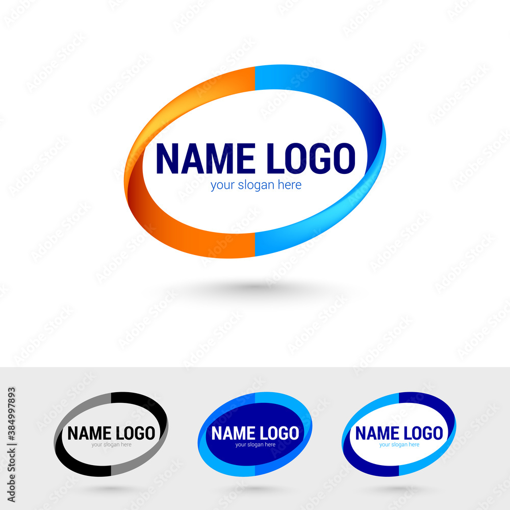 Oval Graphic Logos Templates. Simple Color Element illustration from Geometric Figure Concept. Oval Editable Logo Symbol Design on White and Gray Backdrop with Shadow Effects Oval Graphic Logos Templates. Simple Color Element illustration from Geometric Figure Concept. Oval Editable Logo Symbol Design on White and Gray Backdrop with Shadow Effects