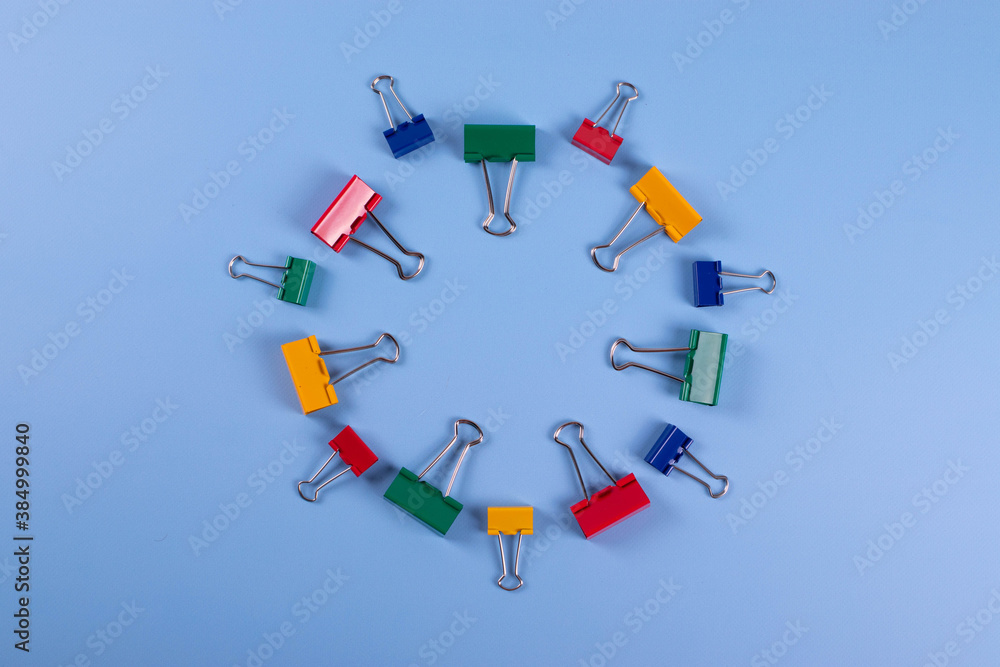 colourful paper clips colourful paper clips