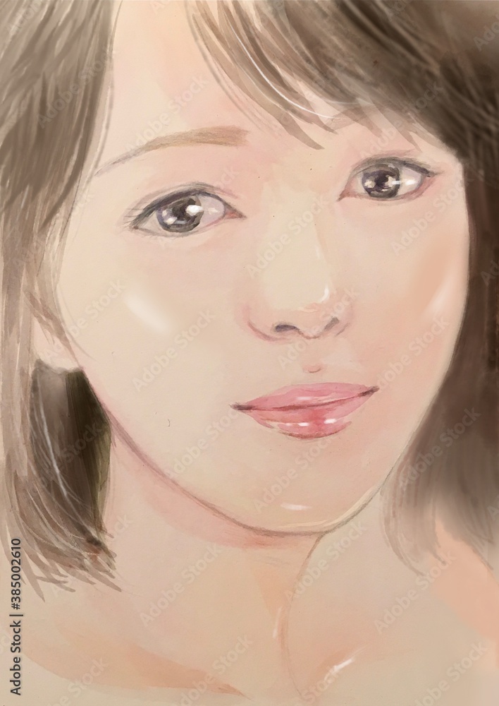 portrait of a beautiful asian woman portrait of a beautiful asian woman
