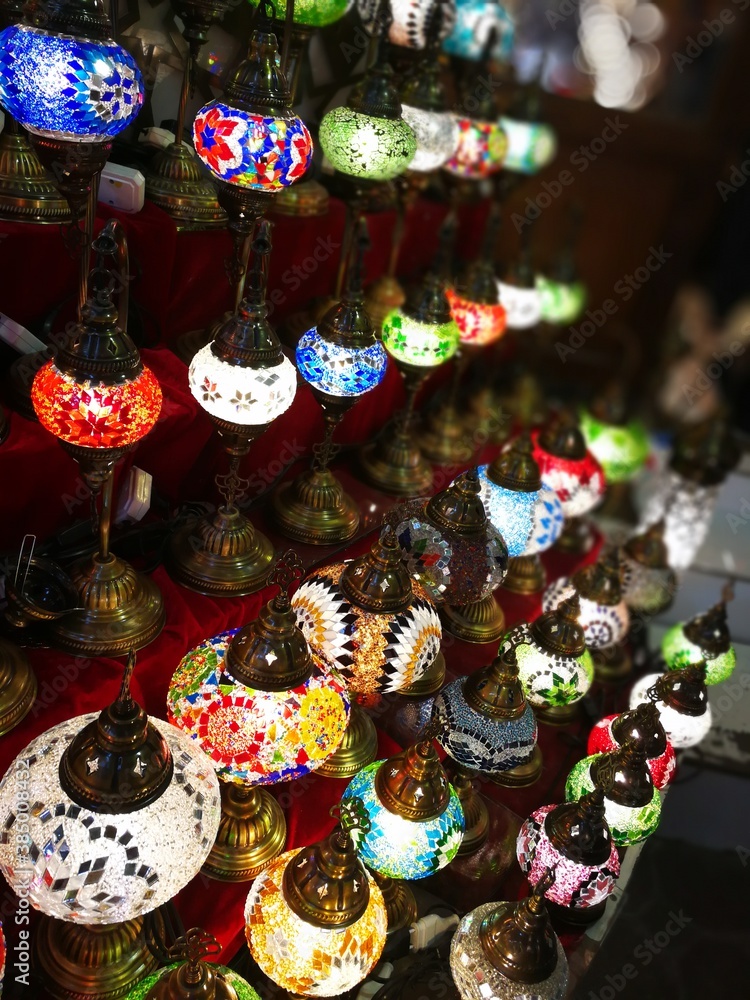 lanterns in the bazaar