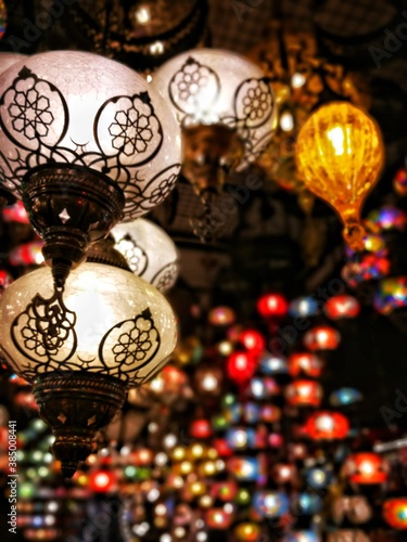 lanterns at the bazaar