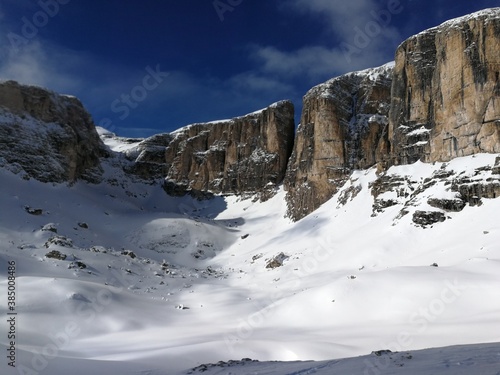 snow covered mountain