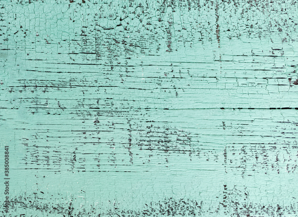 Fototapeta premium Old dark shabby boards with rusty nails. Selective focus.