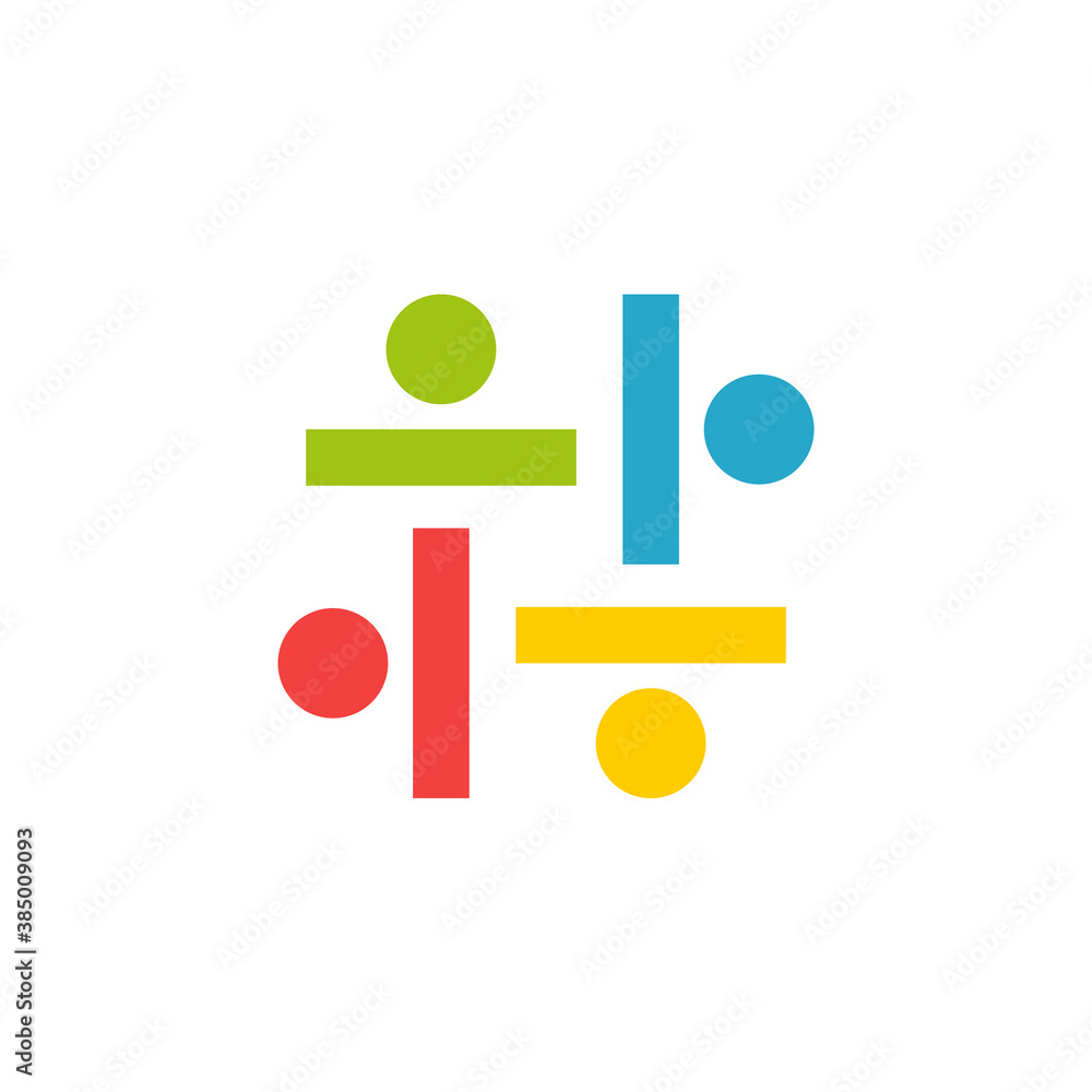 creative color spin shutter icon logo design creative color spin shutter icon logo design