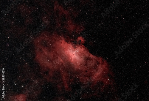 Photograph of the Eagle Nebula (Messier 16)