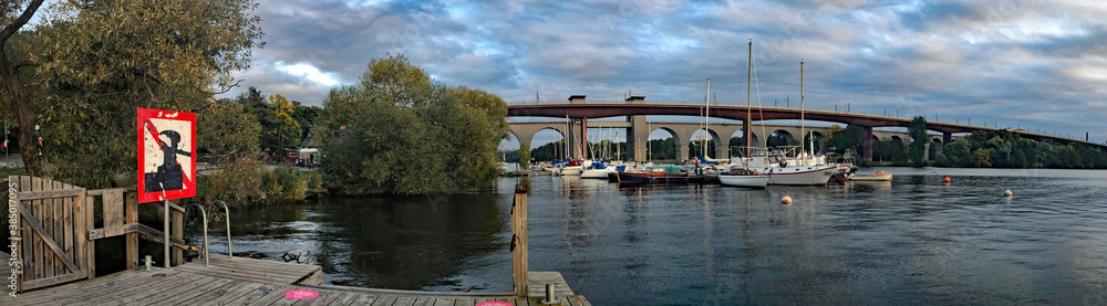 Arsta bridges at Sodermalm,Stockholm, Sweden Arsta bridges at Sodermalm,Stockholm, Sweden