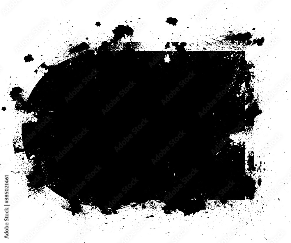 Vector Frames. rectangles for image. distress texture . Grunge Black borders isolated on the background . Dirt effect . geometric shapes for your design