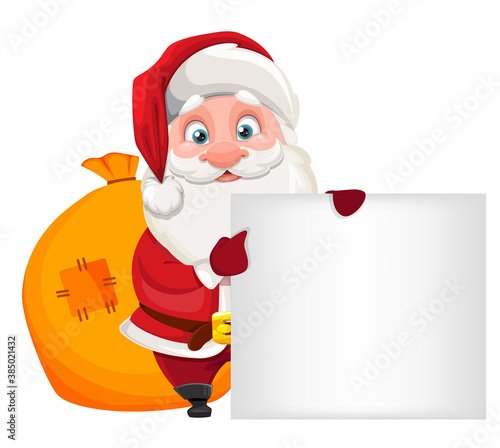 Merry Christmas and Happy New Year. Santa Claus