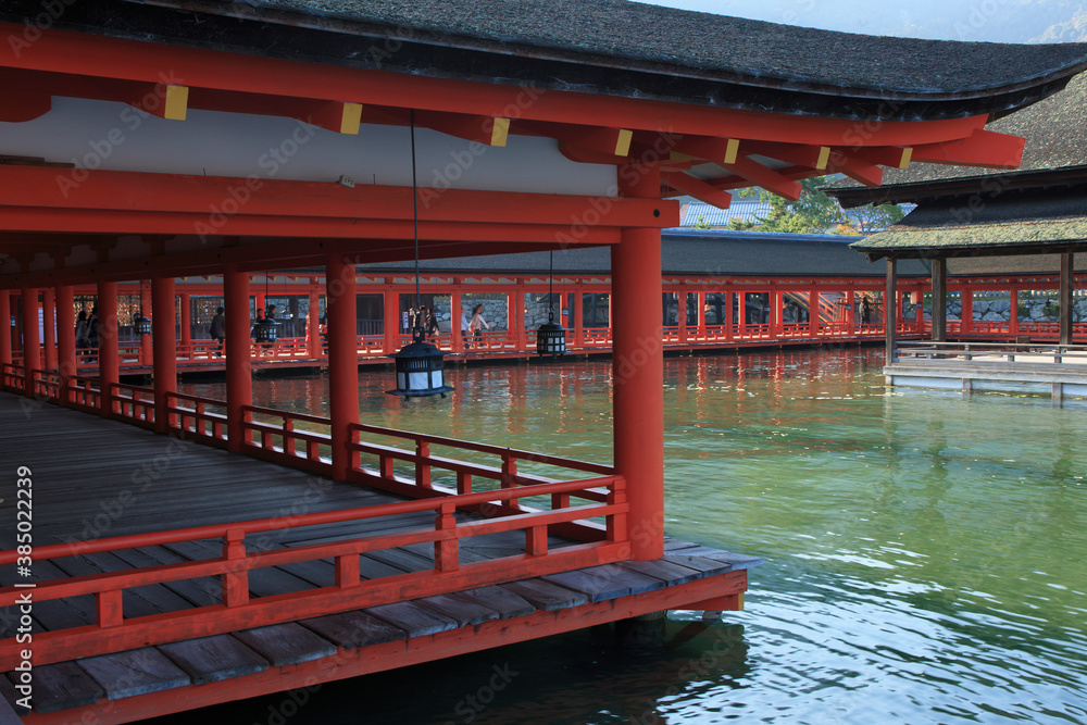 Obraz premium 厳島神社